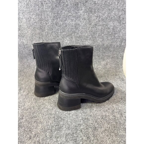 Dolce Vita Womens Size 6.5 Black Leather Ankle Boots - Picture 13 of 16
